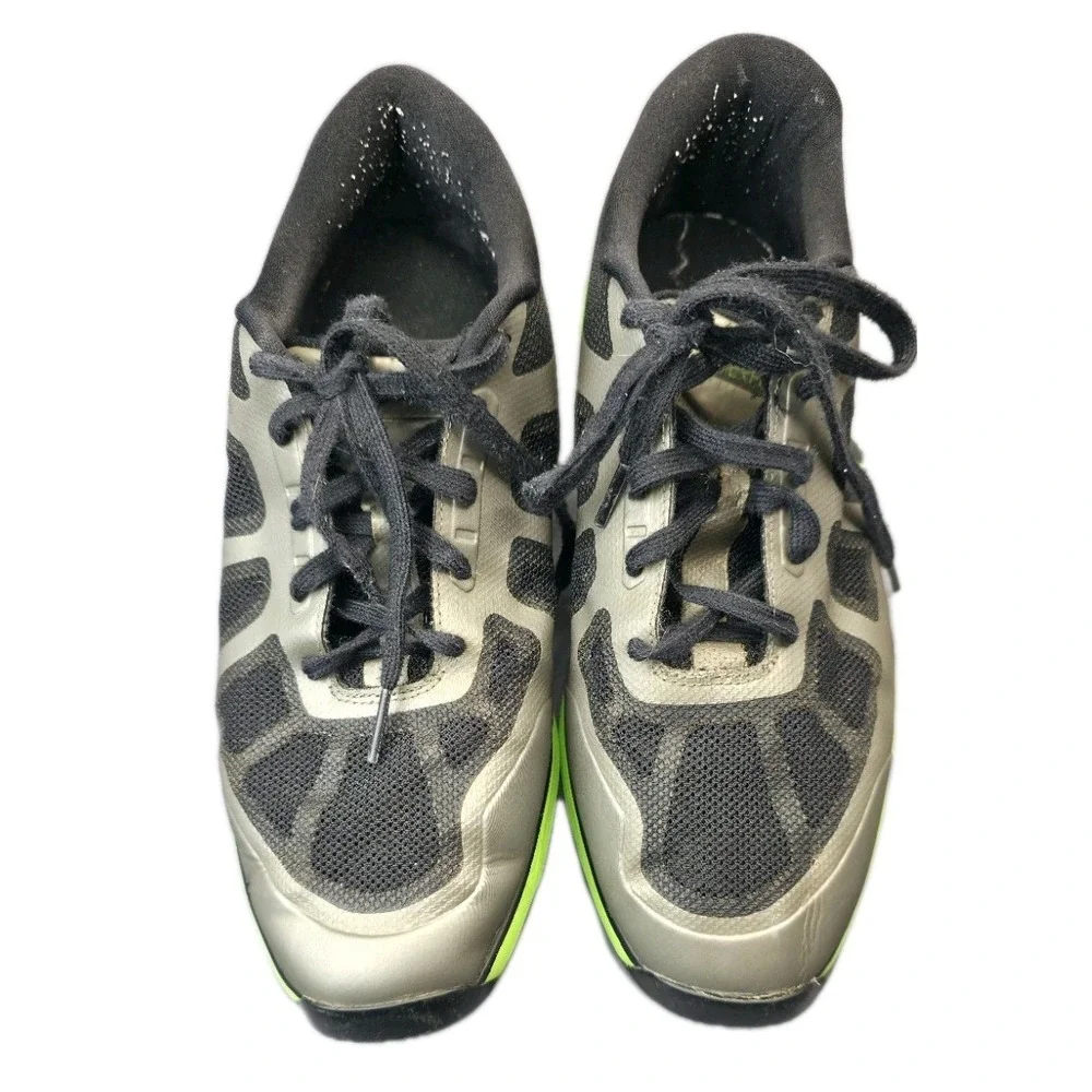 Nike Lunari On Hyperfuse Golf Shoes Mens 10.5 Black Gray Green Spikeless